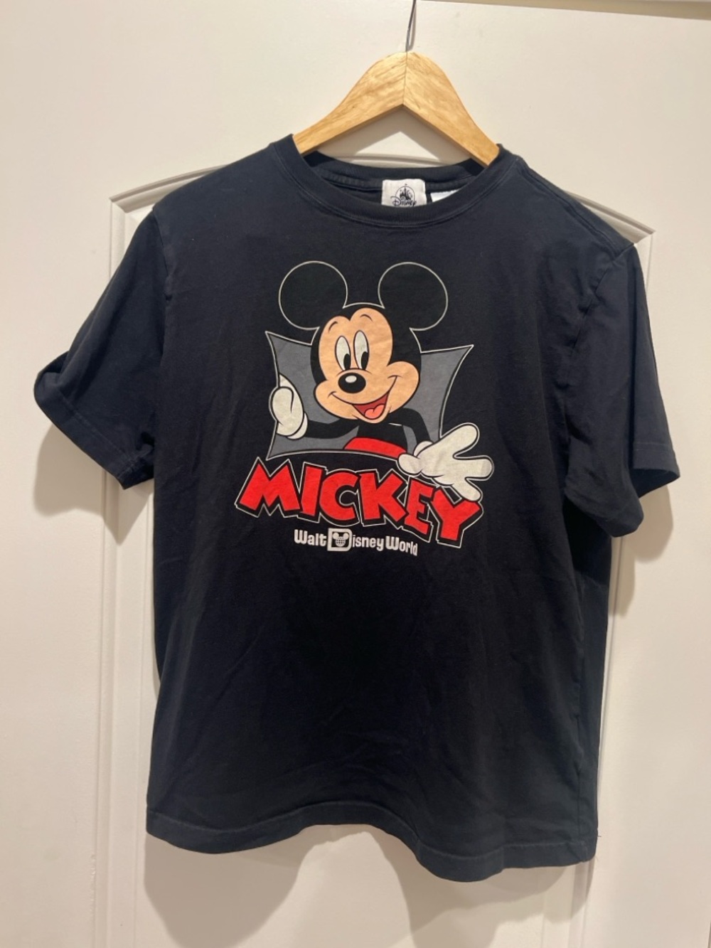 Disney Parks Mickey Mouse Graphic T Shirt Walt Disney World Black Size Medium